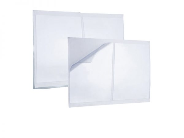 Self adhesive pockets/pouches