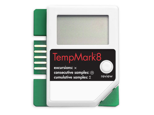 Environmental Indicators Temp Mark shockwatch/temperature monitoring device